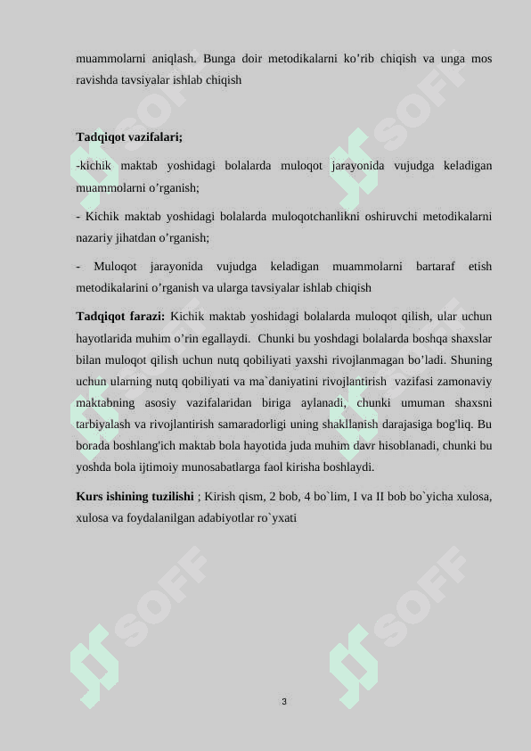 KICHIK MAKTAB YOSHIDA MULOQOT 3