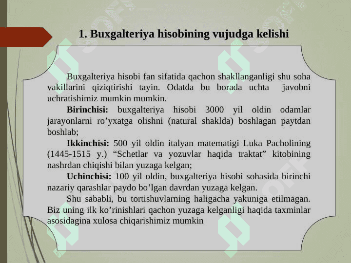 moliyaviy hisob asoslari 3