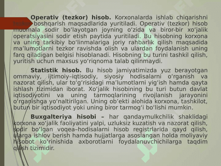 moliyaviy hisob asoslari 8