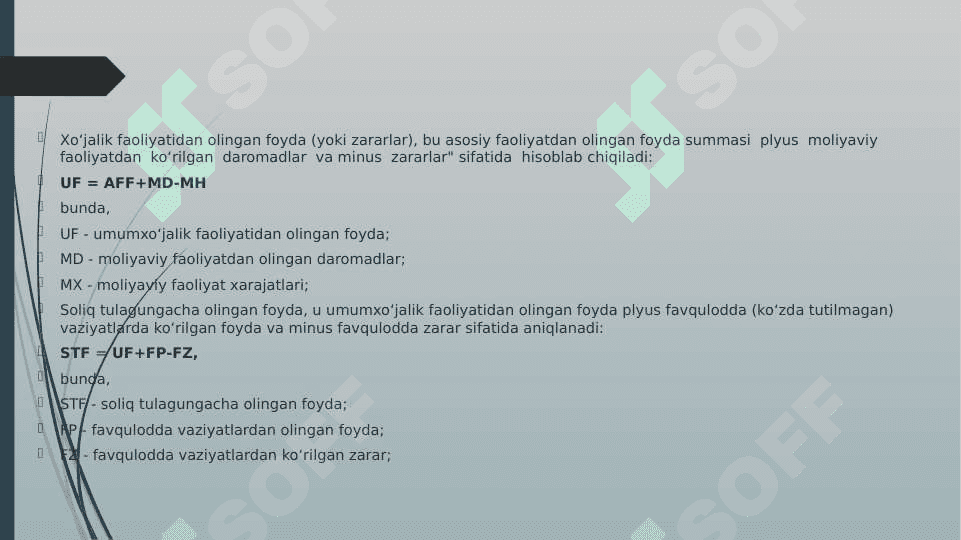 Moliyaviy natijalar to'g'risidagi hisobot.. 5