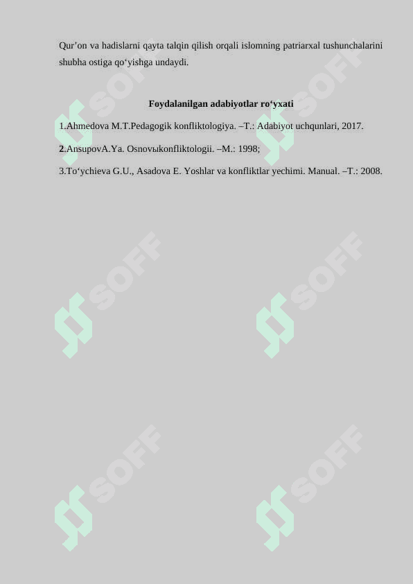 Islomda inson huquqlari; ayol va erkak 2
