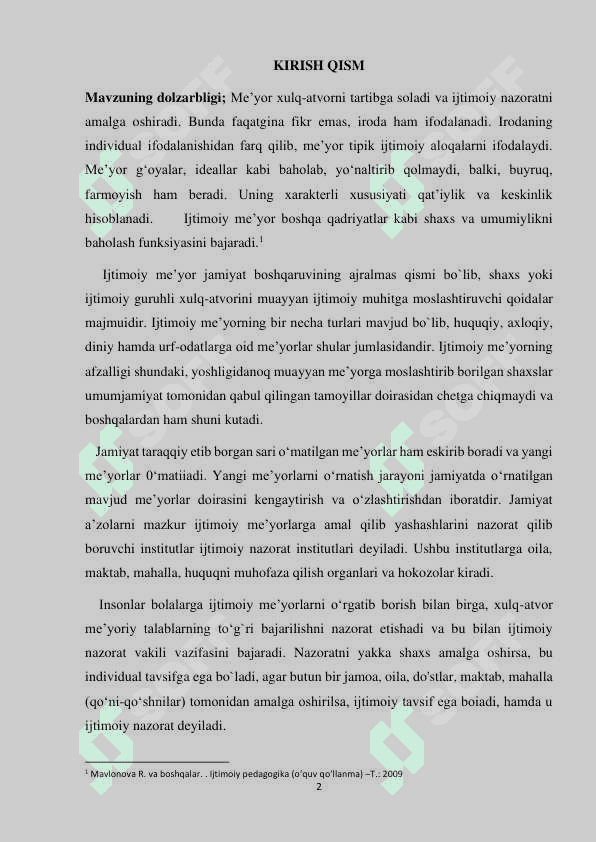 Ijtimoiy pedagogikada ,,me`yor’’ va ,,me`yordan og`ishish’’ tushunchalariga  tavsif 2
