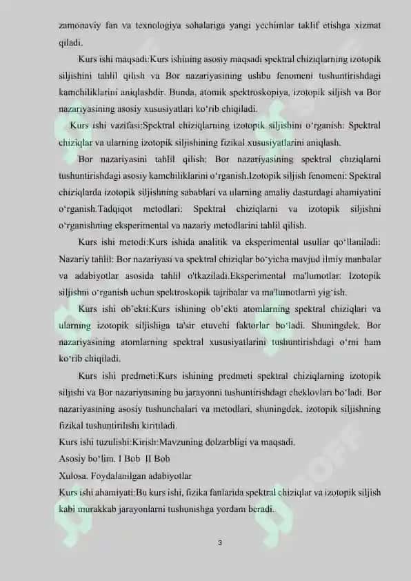 Spektral chiziqlarning izotopik siljishi. Bor nazariyasining asosiy kamchiliklari 3