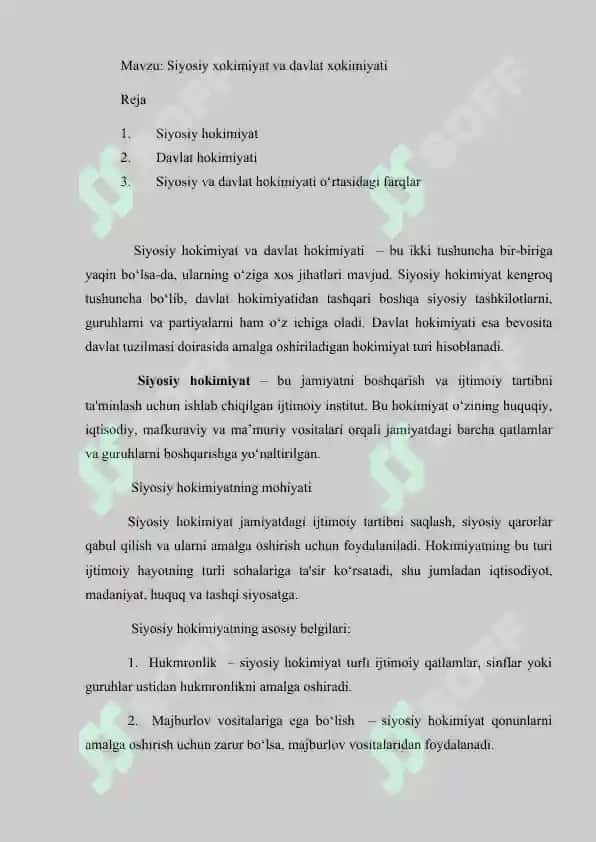 Siyosiy xokimiyat va davlat xokimiyati 2