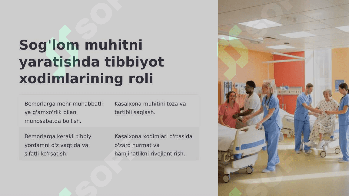 Sog'lom muhit sog'lom avlod.Tibbiyot xodimlarining ma'naviyati 4
