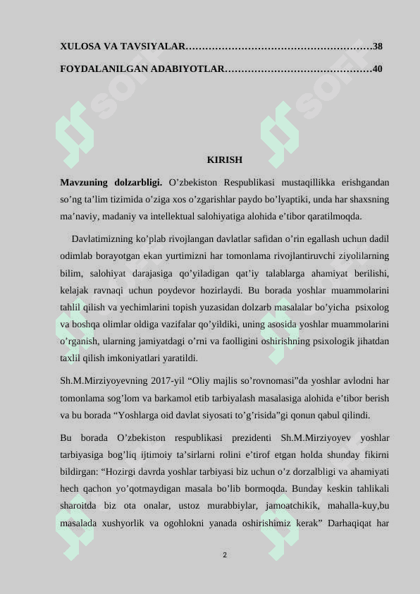 ILK O’SPIRINLIK DAVRIDA SHAXSIY REFLEKSIYA 2