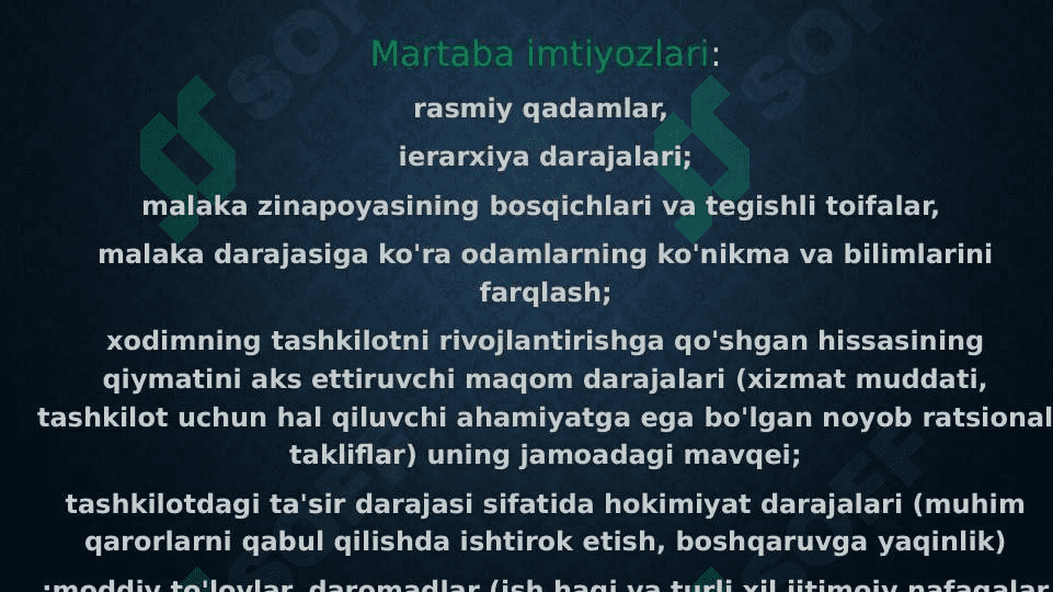 MARTABA TASHKILIY XULQNING ELEMENTI SIFATIDA pptx 6