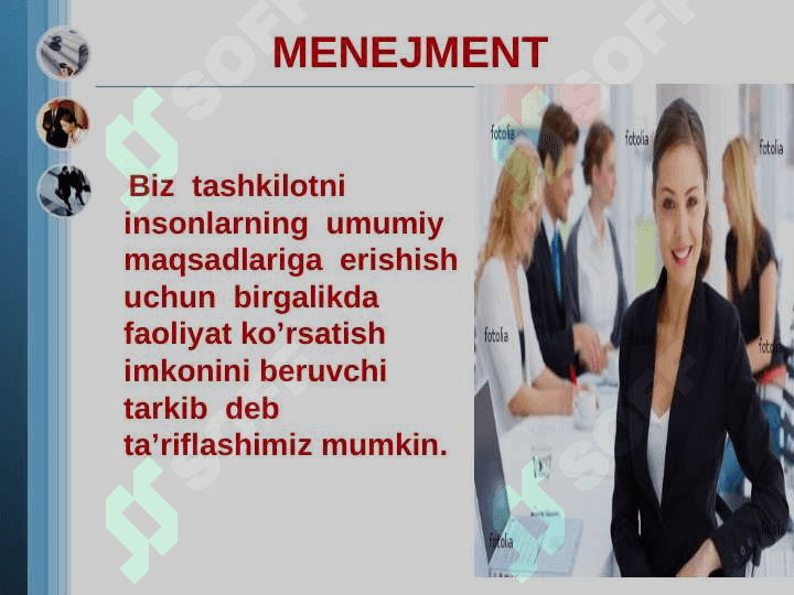 Tashkilotlardagi guruhlarni boshqarish. 3