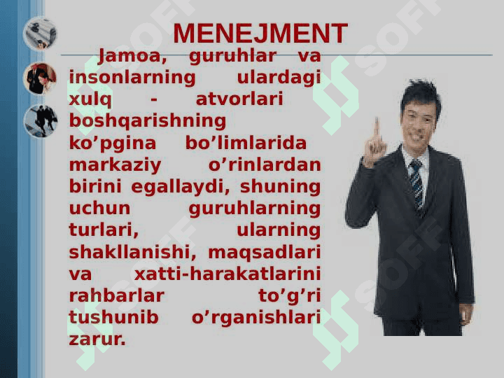 Tashkilotlardagi guruhlarni boshqarish. 7