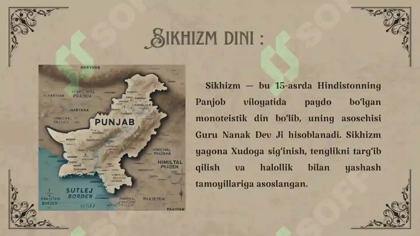 Sikhizm dini haqida 3