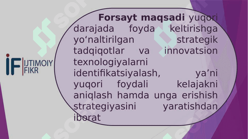 FORSAYT MENEJMENT FANINING ASOSIY MAQSADI VA VAZIFALARI, ASOSIY TUSHUNCHA VA TARIFLAR pptx 4