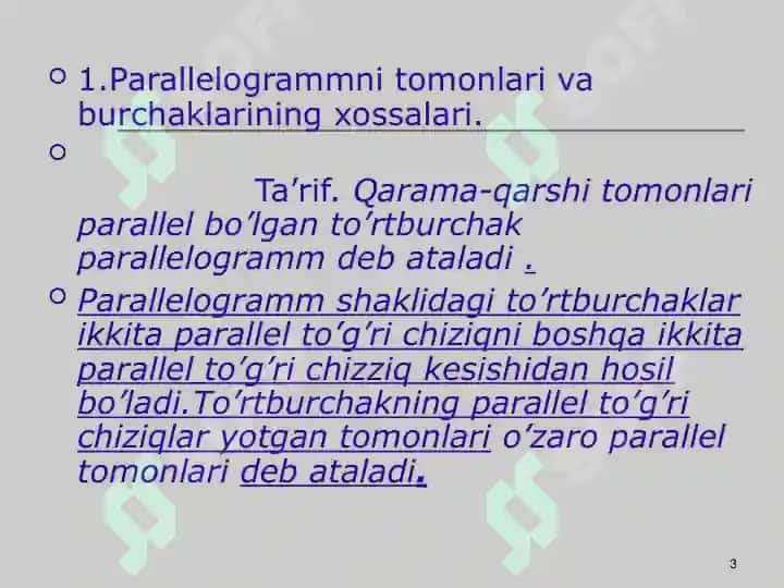 Parallelogramm 3