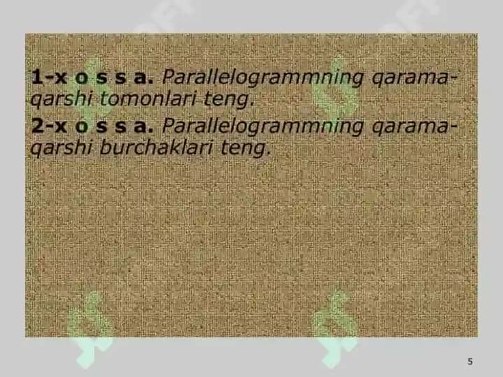 Parallelogramm 5
