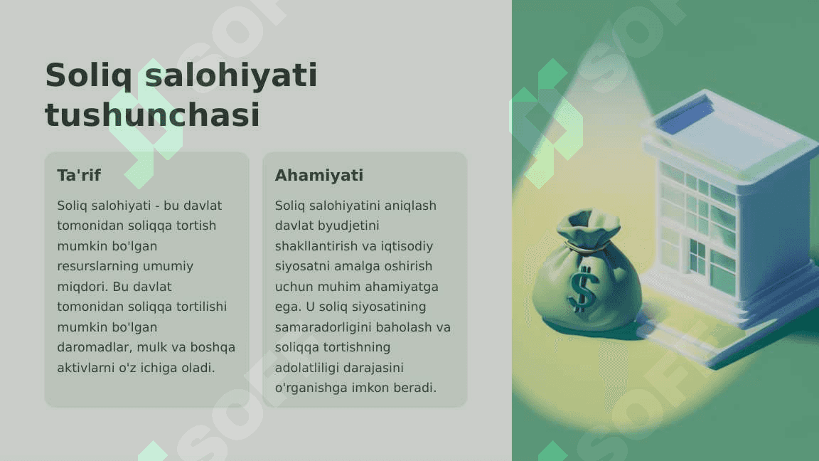 Soliq salohiyati va uni aniqlash tartibi 2