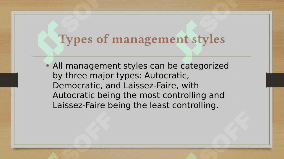 Management styles 4