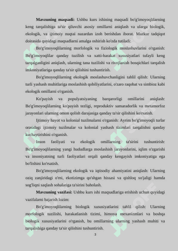 Bo'g'imoyoqlilarning keng tarqalish sabablari 3