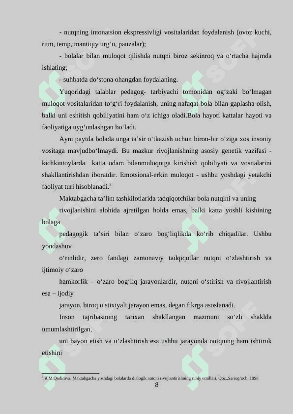 Maktabgacha yoshdagi bolalar uchun til va nutq markaz faoliyati haqida tushuncha. 8