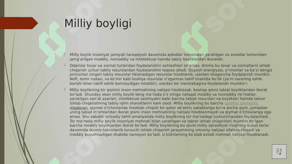 Iqtisodiy o’sish va milliy boylik hindiston. 3