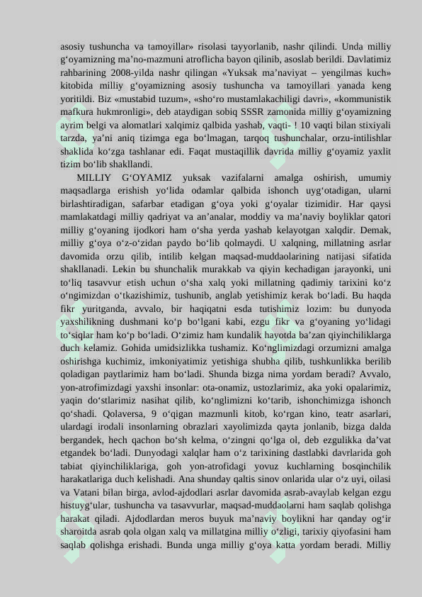 O‘zbekistonda Mustaqillik g’oyalarining tarixiy asoslari 2