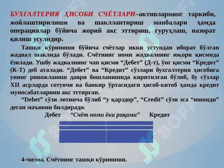 Schyotlar tizimi va ikkiyoqlama yozuv 2