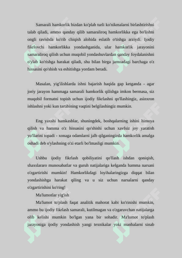 Yondashuvni aniqlash va uning shakllanishi 7