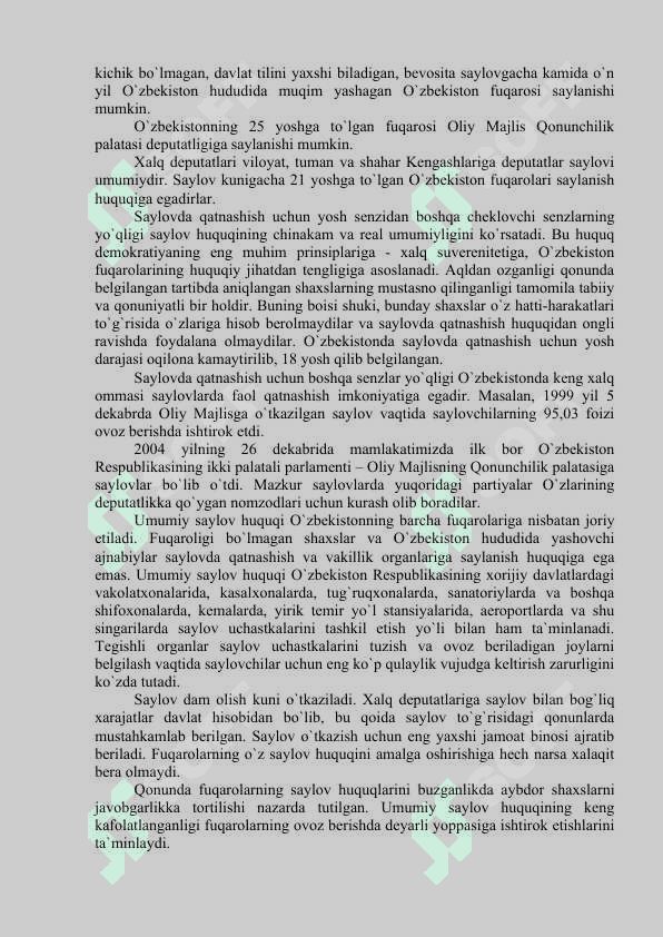 SAYLASH TIZIMI VA SAYLOV HUQUQI TUSHUNCHASI 4