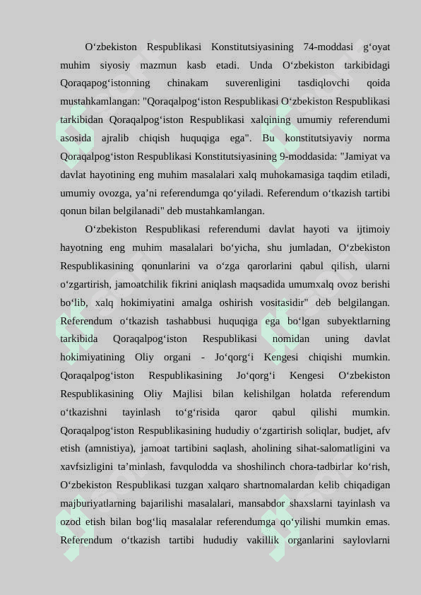 QORAQALPOG'ISTON RESPUBLIKASI KONSTITUTSIYASI VA DAVLAT TUZILISHI 4