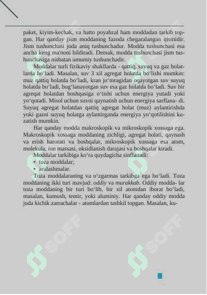 Kimyoning asosiy tushunchalari va asosiy qonunlari. Materiya va energiya 3