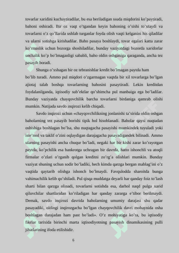 Klassik iqtisodiy maktabning yakunlanishi 6