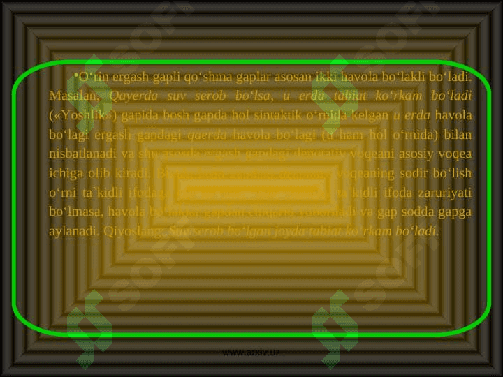 Ergashgan qo‘shma gap va sodda gap ma’nodoshligi 4