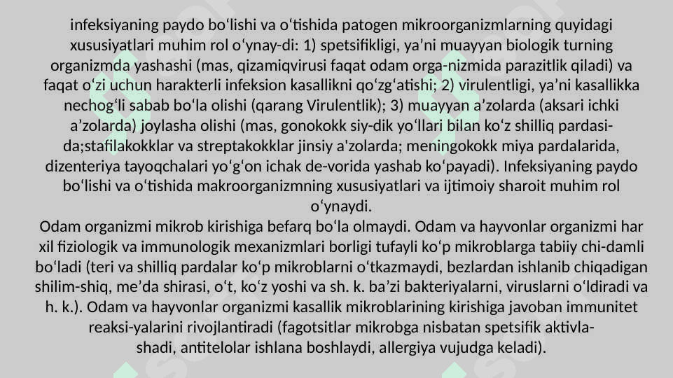 INFEKSIYANI OLDINI OLISH CHORA TADBIRLARI 3