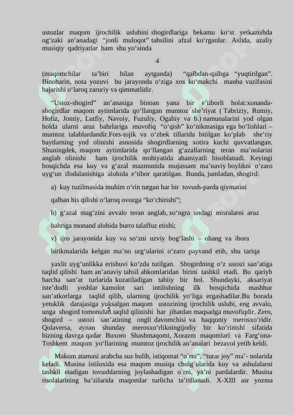 Xorazm maqomlari 5
