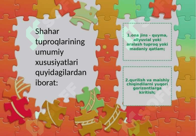 Shahar tuproqlari va muhofaza  choralari 4