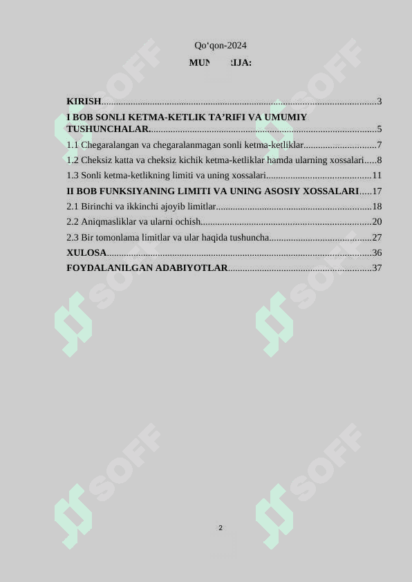 Bir tomonli limitlar. Ikkinchi ajoyib limit 2