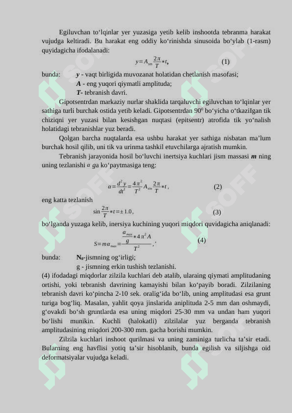 ZILZILABARDOSH ZAMINLAR HISOBI VA ULARNI LOYIHALASH 3