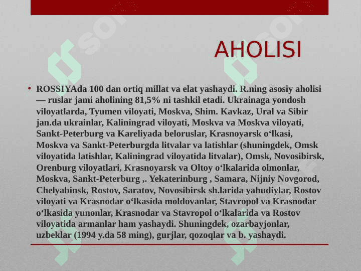 Rossiya iqtisodiyoti 7