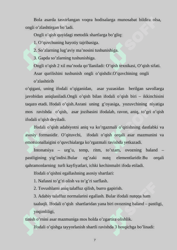 Boshlang‘ich sinflarda o‘quvchilarning nutqini o‘stirishda tez aytishlardan foydalanish usullari 7