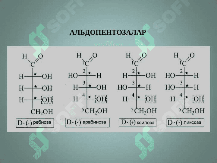 МОНОСАХАРИДЛАР 7