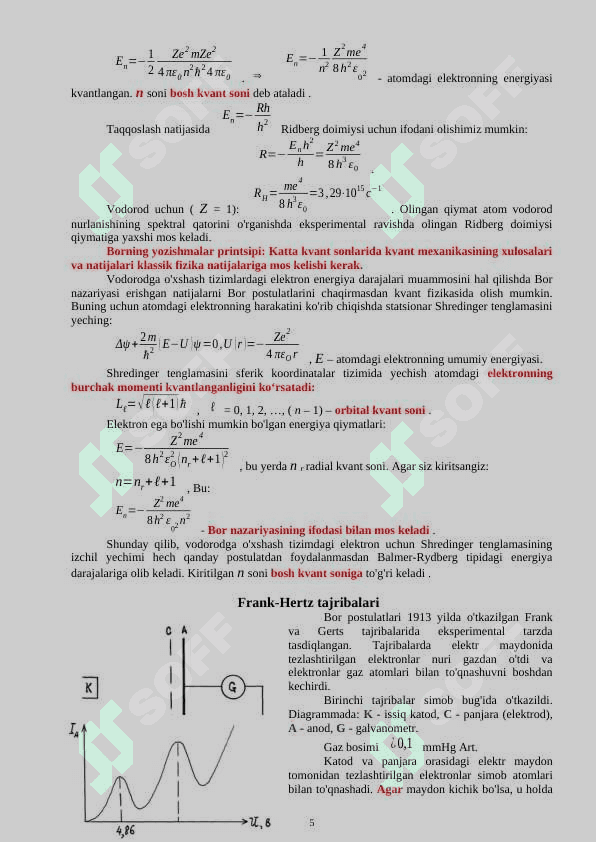 Atom va uning tuzilishi 5