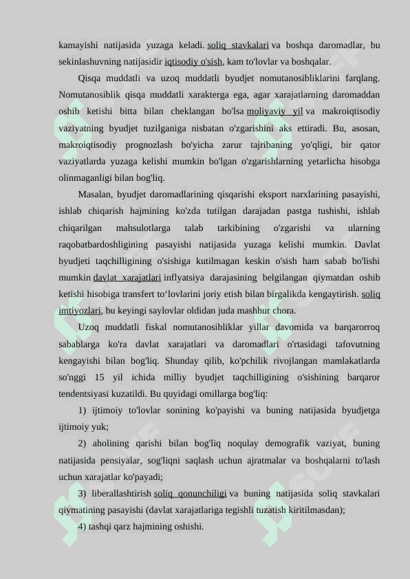 Byudjet taqchilligi va uni moliyalashtirish manbalari 5