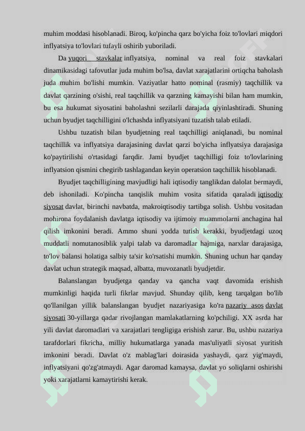 Byudjet taqchilligi va uni moliyalashtirish manbalari 7