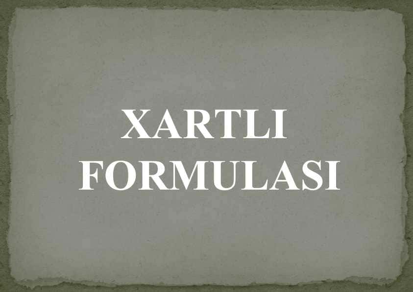 XARTLI  FORMULASI 1