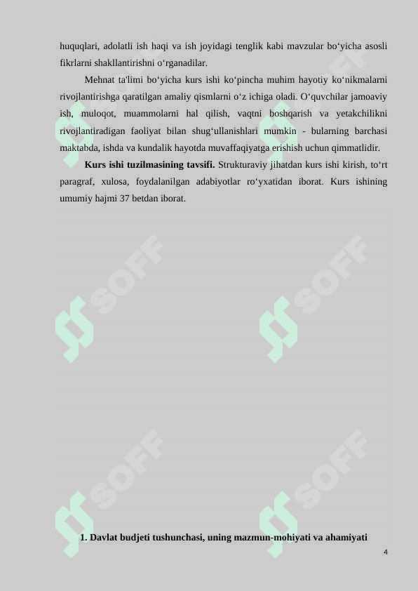 Davlat budjetining soliqli daromadlari, ularning tarkibi, tuzilishi va ahamiyati 4