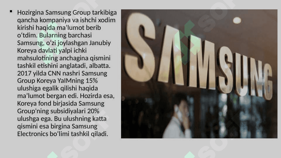 samsung tarixi va boshqaruv tizimi pptx 5