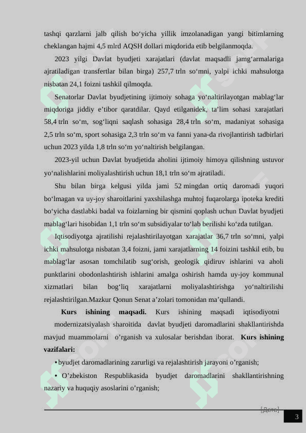 Davlat  byudjeti daromatlari ijrosi  zarurligi, mohiyati va omillari 3