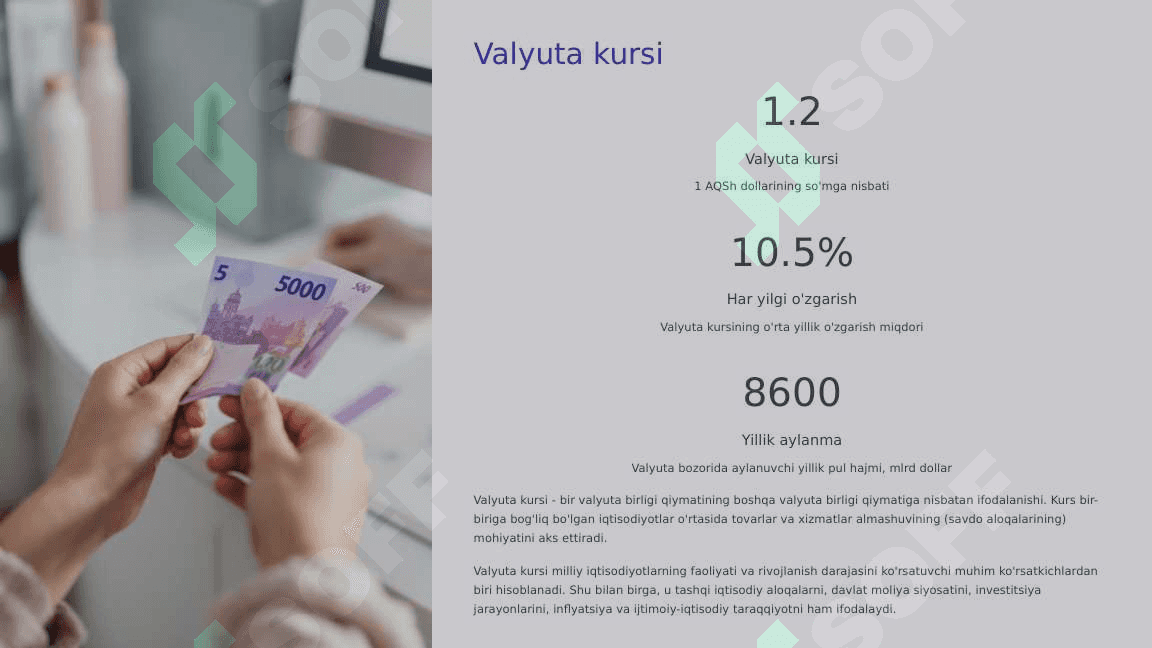 Pulning hozirgi va kelajakdagi qiymati 8