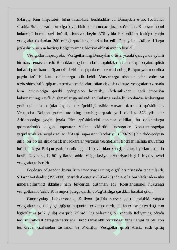 O‘rta  asrlarda  Sharqda  xalqaro munosabatlar va diplomatiyasi ma’lumotnoma tayyorlash 24 4