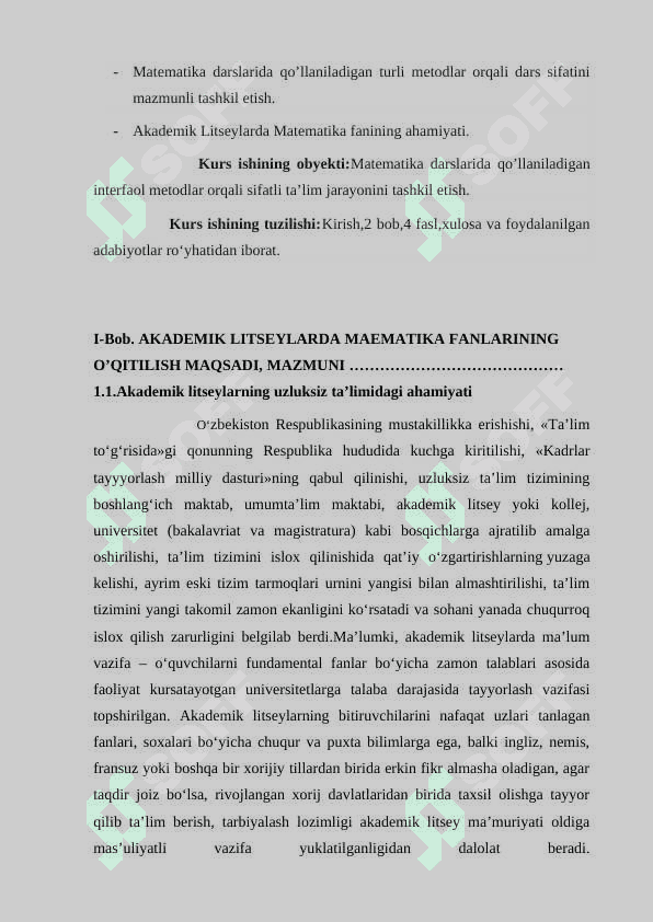 AL da Matematika o’qitishda interfaol metodlar va ularni qo’llanilishi mavzusidagi 4