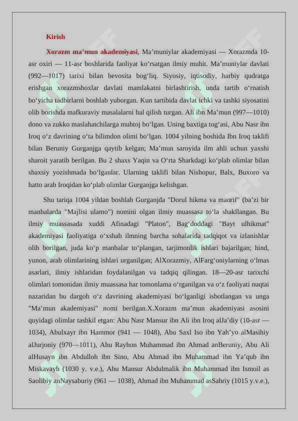 Hunayn ibn Ishoq (809-877)ning Bayt al-hikmadagi ilmiy faoliyati  24 2