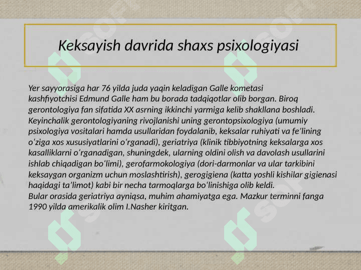 Keksayish davrida shaxs psixologiyasi 6